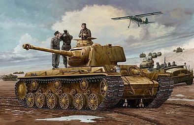 Trumpeter 00366 1:35 German Pz.Kpfm KV-1 756(r) Military Tank Model Kit