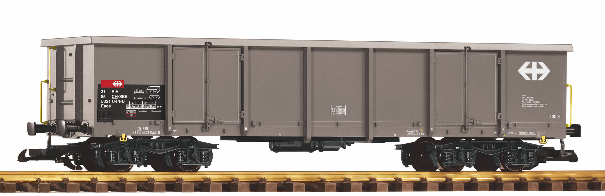Piko 37010 G Swiss Federal Railways Gray VI Eaos Gondola