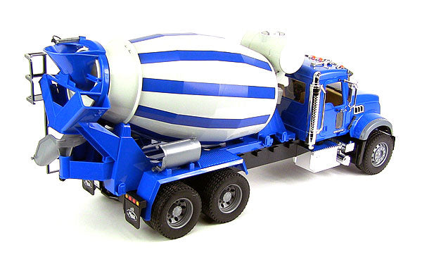 Bruder 02814 1:16 Mack Granite Pro Series Cement Mixer in Blue