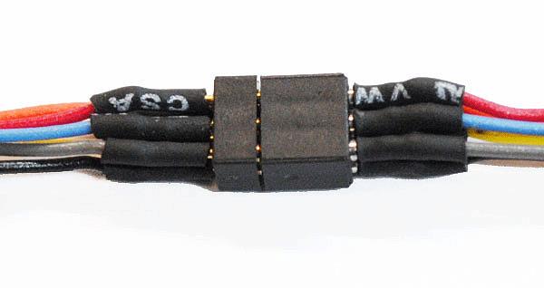 Train Control Systems 1411 6-Pin Micro Connector w/Wire