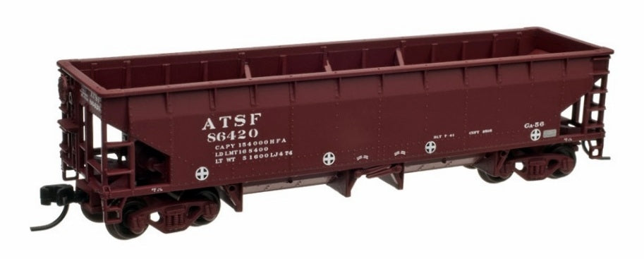 Atlas 50001694 N Scale Santa Fe (Late/Repaint) 70-Ton Hart Ballast Car #86420