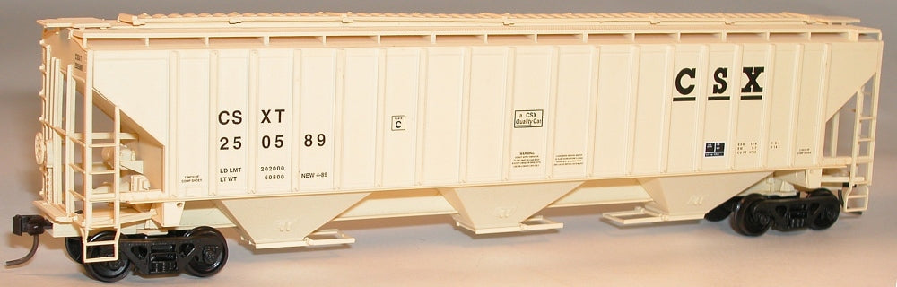 Accurail HO Scale 8051 C.S.X P-S #4750 Grain Hoppers (Pack of 3)