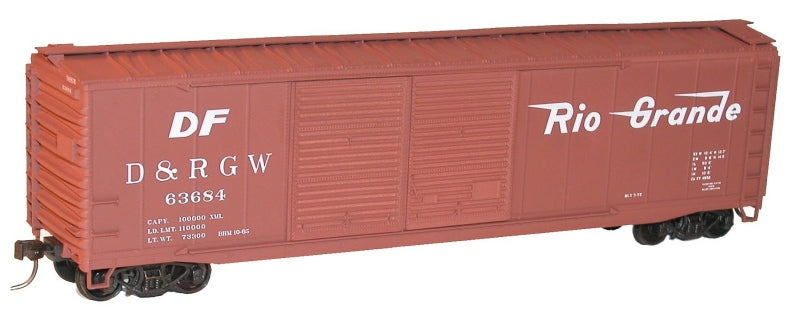 Accurail 5205.1 HO Scale Denver and Rio Grande Western Double Door Boxcar