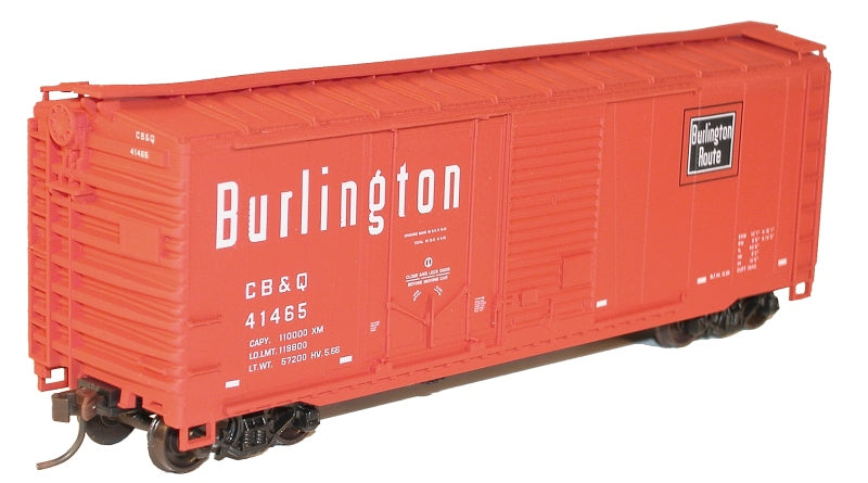 Accurail 3816 HO Scale Chicago, Burlington and, Quincy 40' Combo Door Boxcar