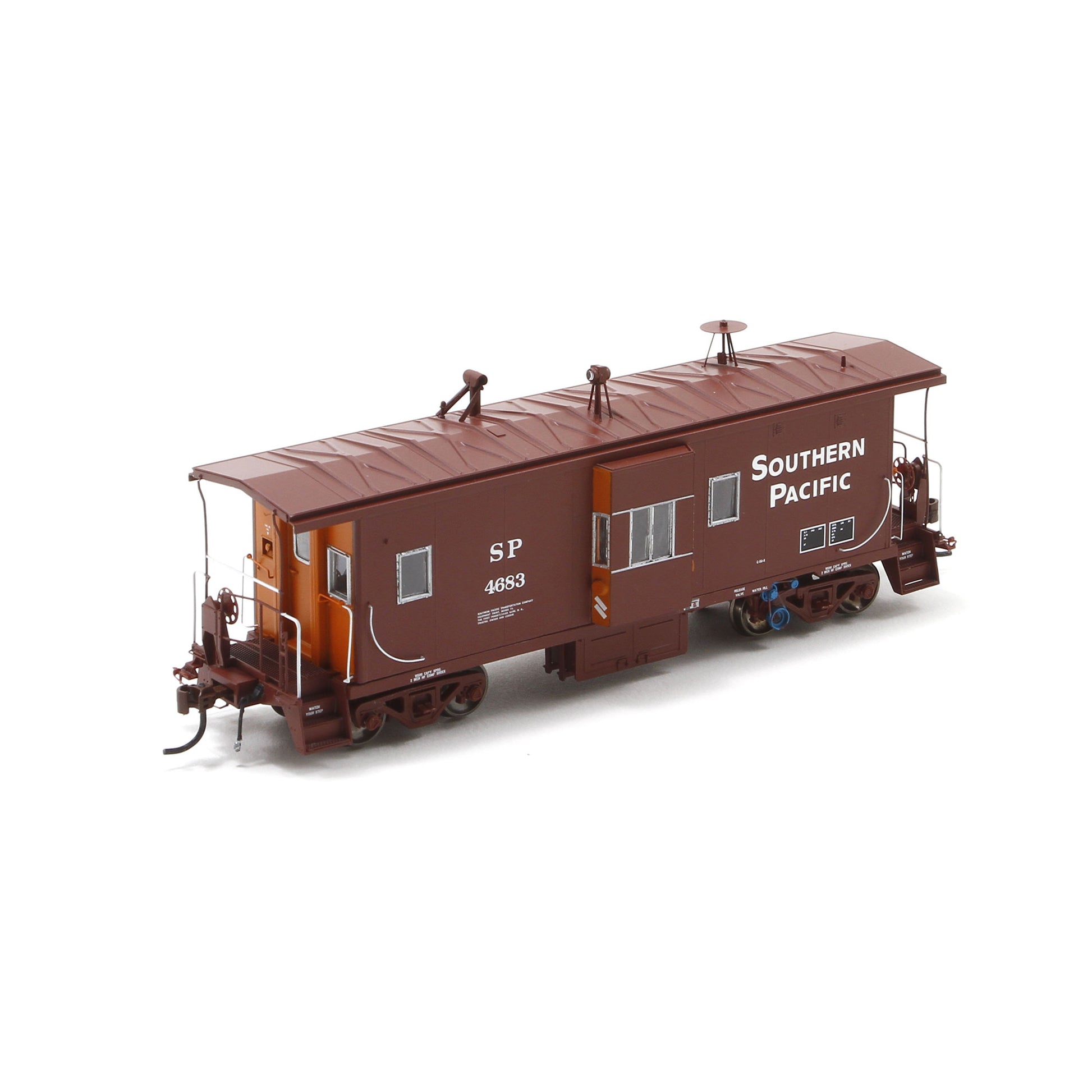 Athearn G63038 HO Southern Pacific Bay Window C-50-8 Caboose #4683 w/Lights