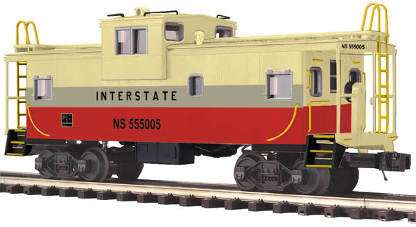MTH 20-91413 O Gauge NS Heritage Interstate Extended Vision Caboose #555005