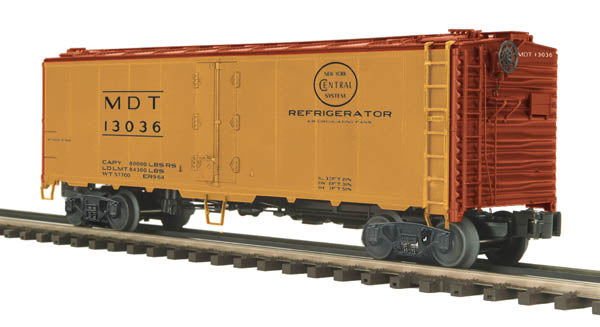 MTH 20-94256 O NYC 40' Steel Reefer Car #13036