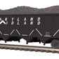 MTH 20-97759 O Gauge Maryland Midland 4-Bay Hopper w/ Coal Load #4022