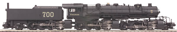 MTH 80-3235-5 HO Virginian 2-8-8-8-2 Triplex Steam Locomotive w/PS3E #700