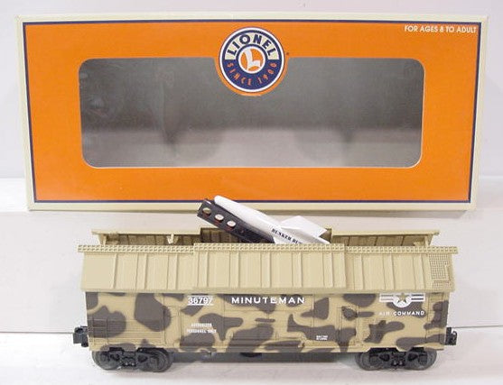 Lionel 6-36797 O Gauge Operation Iraqi Freedom Minuteman Missile Car LN/Box