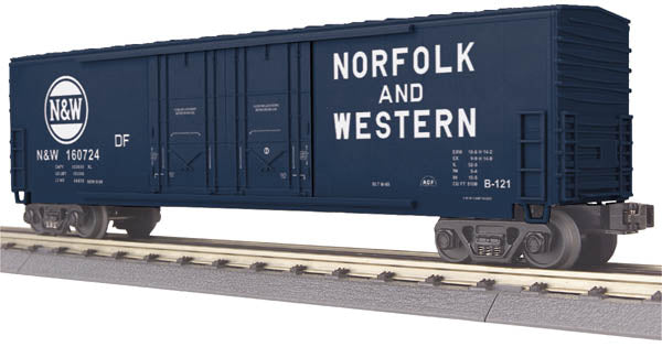 MTH 30-74757 Norfolk & Western 50' Double Door Plugged Boxcar