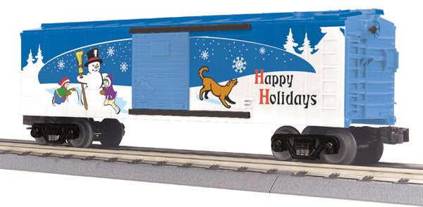 MTH 30-74780 O Happy Holidays Box Car LN/Box