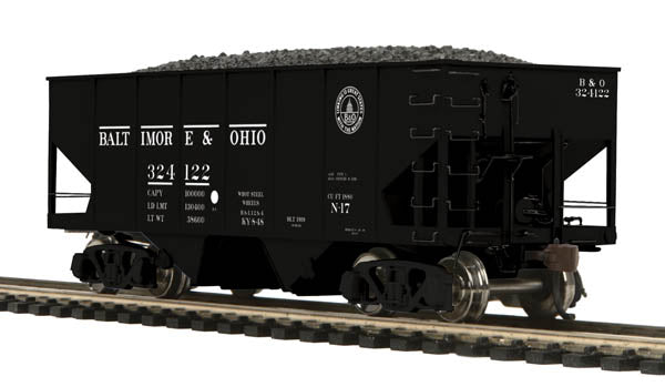 MTH 80-97062 HO Scale Baltimore & Ohio USRA 55-Ton Steel Twin Hopper #324122