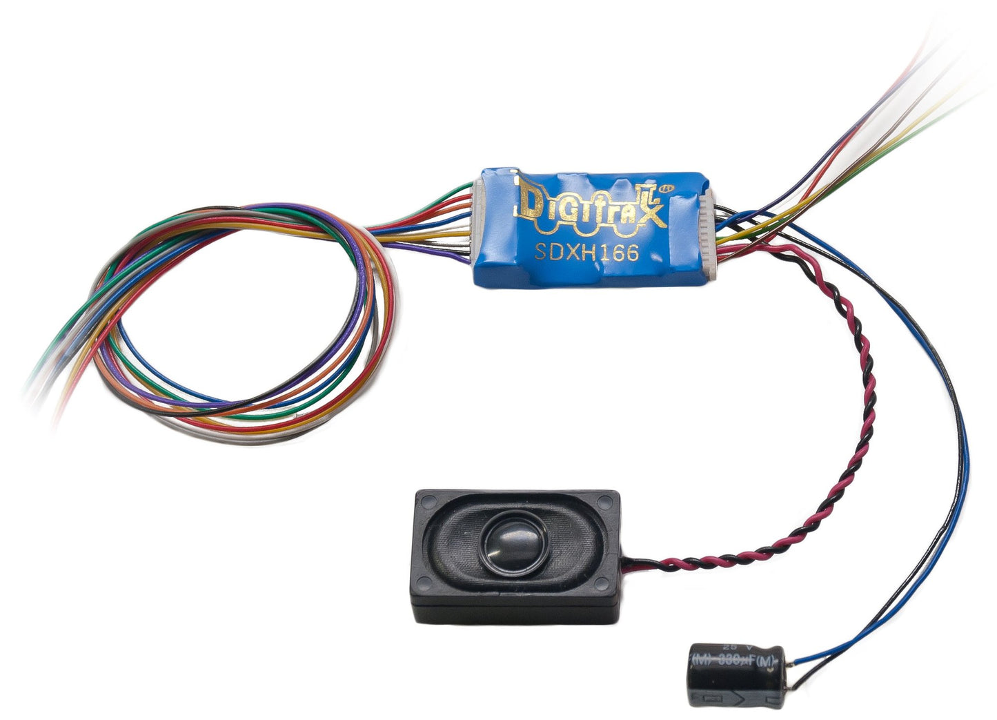 Digitrax SDXH166D HO Scale Series 7 Mobile Decoder with SoundFX