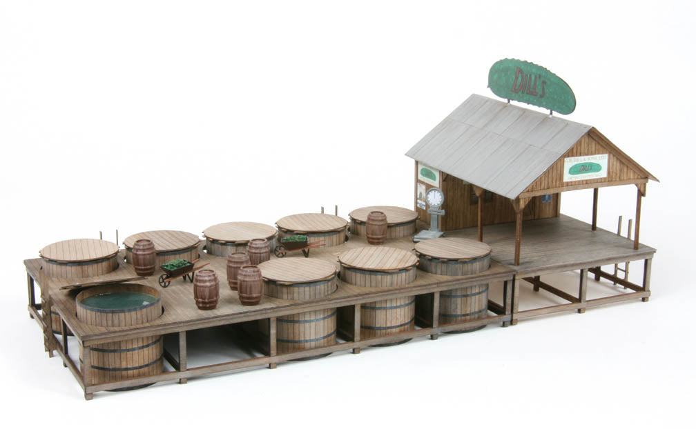 American Model Builders 451 O Scale Laser Art GR Dill & Sons Saltng Station Kit