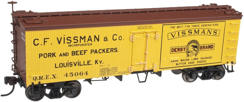 Atlas 20002702 HO C.F. Vissman & Co 36' Wood Reefer W/ Truss Rods #45064