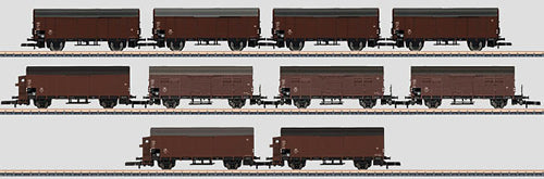 Marklin 82559 Z Scale Car Assort w/10 DB Freight Cars