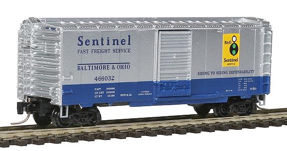Micro-Trains 50000751 Z Baltimore & Ohio 40' Single-Door Box Car #466032