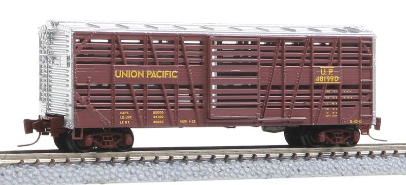 Micro-Trains 52000191 Z Union Pacific 40' Single-Door Despatch Stock Car #48199D