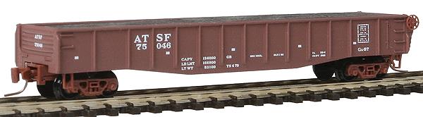 Micro-Trains 52200232 Z ATSF 50' Fishbelly Sides Gondola w/Load #75046