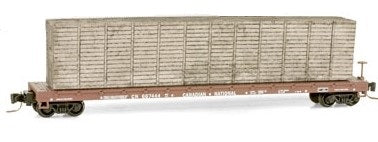 Micro-Trains 52400092 Z Canadian National 60' Steel Flat Car with Load #667444