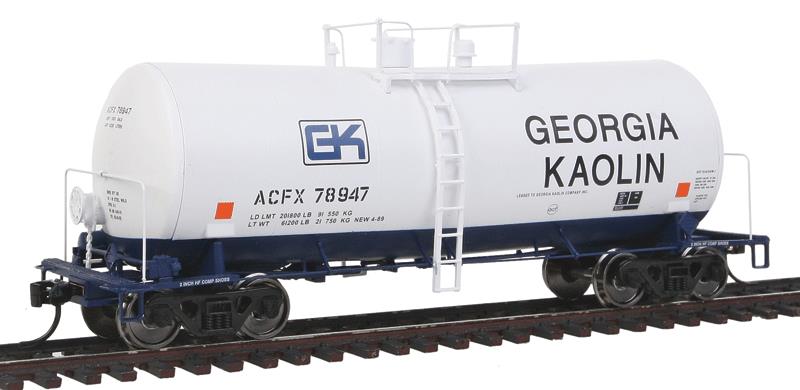 Walthers 920-100123 HO Georgia Kaolin UTLX 40' Funnel Flow Tank Car #78947