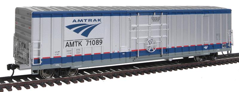 Walthers 920-102201 HO Amtrak 60' Gunderson Express Boxcar #71089 (Phase IVb ,s