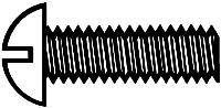 Walthers 947-1036 2-56 1/2" Brass Round Head Machine Screws (Pack of 10)