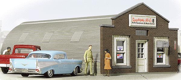 Walthers 933-2919 HO Southtown Hi-Fi Storefront Building Kit