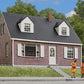 Walthers 933-3774 HO Scale Brick Cape Cod House Model Building Kit