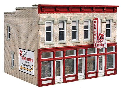 Walthers 933-3472 HO Jim's Red Owl Building Kit