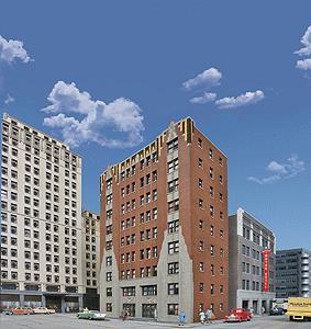 Walthers 933-3770 HO City Apartment Building Kit