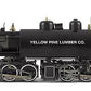 Bachmann 82895 G Yellow Pine Lumber Co. Baldwin 2-6-6-2 Saddle Tank