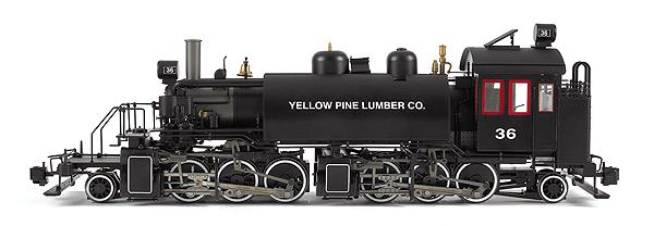 Bachmann 82895 G Yellow Pine Lumber Co. Baldwin 2-6-6-2 Saddle Tank