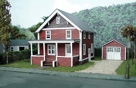 Branchline Trains 623 HO Suburban Catalog House Laser Art Building Kit