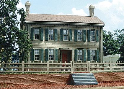Branchline Trains 626 HO The Lincoln House Laser-Art Laser-Cut Wood Kit