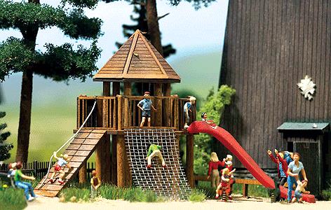 Busch 1487 HO Scale Play Castle Building Kit