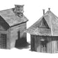 Campbell Scale Models 397 HO Ice House & Cafe Norm's Landing Building Kit