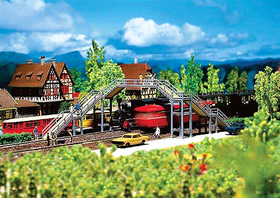 Faller Gmbh 120178 HO 2-Track Steel Footbridge