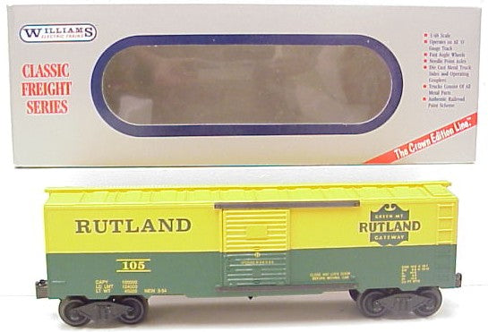Williams WAL36 O Rutland Boxcar #105 MT/Box