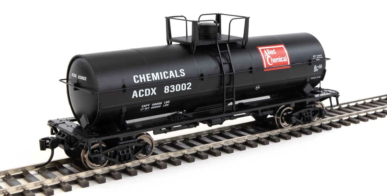 Walthers 910-48001 HO Allied Chemical 36' Chemical Tank Car RTR ACDX #83002