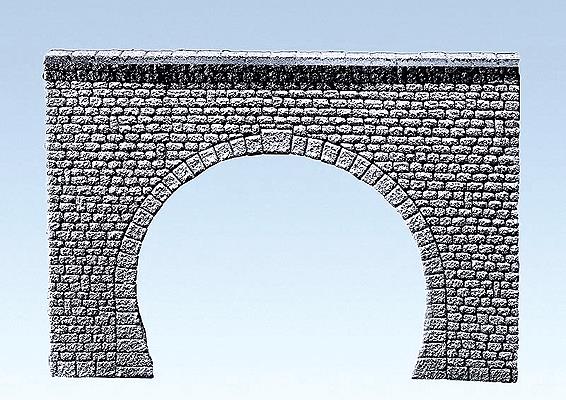 Faller 170881 HO Natural Cut Stone Ashlars Double Track Tunnel Portal Sheet