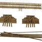 Grand Central Gems TB11 Wood Truss Bridge Parts Deck With Backheads 6"
