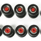 Herpa 052603 1:87 Special Twin Tires - Chrome/Red (5 Sets)