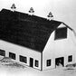 JV Models 2001 HO Gable Roof Dairy Barn
