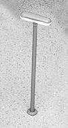 Miniatronics 72-090-01 HO Scale Duel Platform Light - Gray 71mm