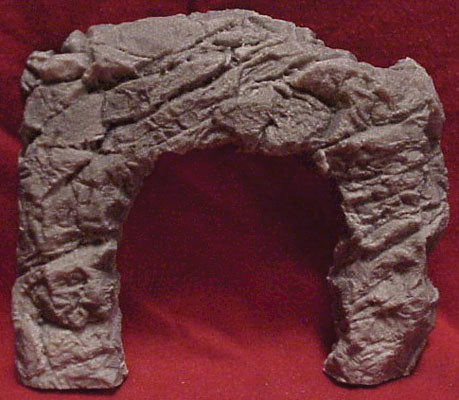 Preiser 117 HO Blasted Rock Tunnel Portal Single Track Tunnel Portal