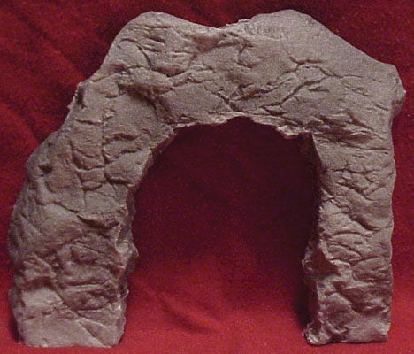 Preiser 120 HO Blasted Rock Smooth Round Single Track Tunnel Portal