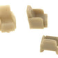 Palace Car 5004100 HO Lounge Seats (Pack of 100)