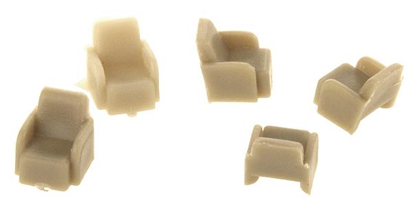 Palace Car 5004100 HO Lounge Seats (Pack of 100)